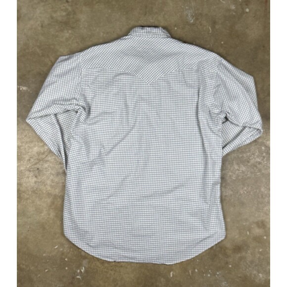 VTG Ruddock‎ Pearl Snap Western Shirt Men’s 17.5/35 Classic Fit Plaid USA Made - Picture 3 of 8